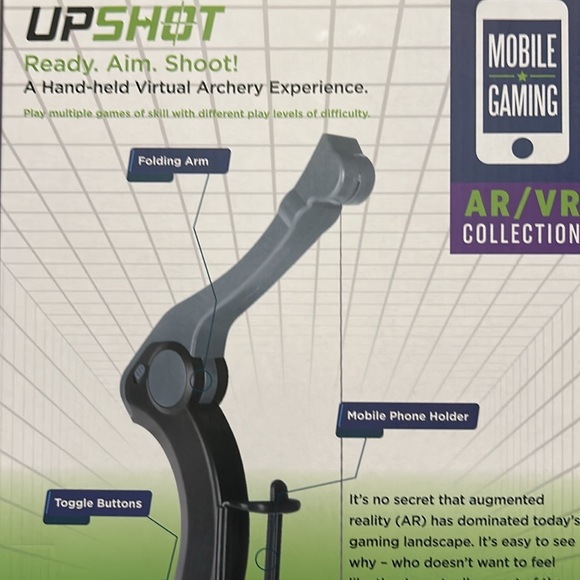 Hand held virtual reality smart bow and arrow gaming system - Picture 3 of 4